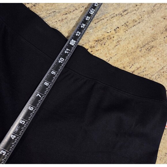 New! Catherines Plus Size 2XWP Ponte Knit Leggings Stretch Soft Smoothing Black - Picture 4 of 13